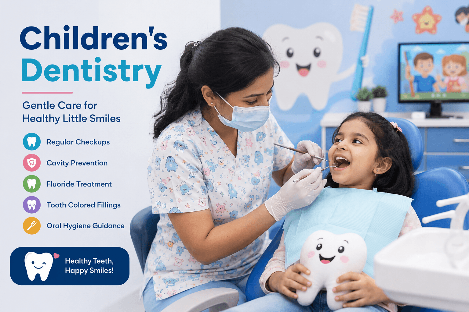 Children's dentistry — gentle and friendly dental care for kids at iDent Advanced Dental Solutions